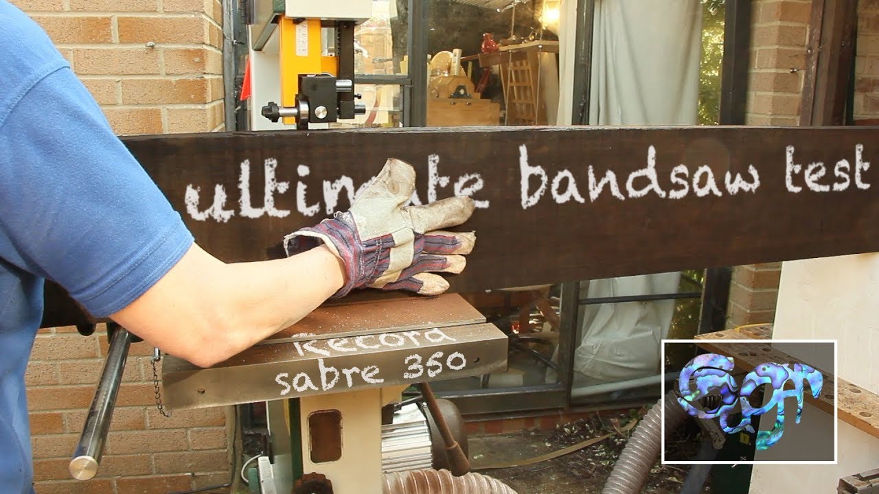 Ultimate bandsaw test - Record Power Sabre 350