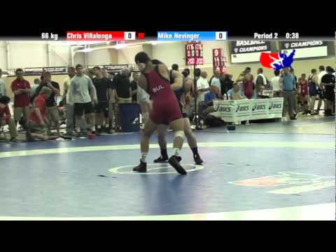 University Nat`ls FS  66 kg: Chris Villalonga vs. Mike Nevinger