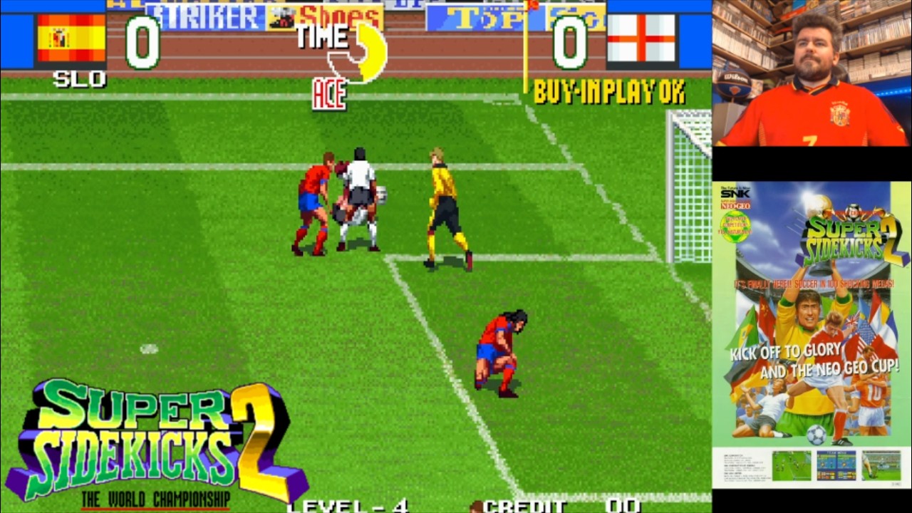 SUPER SIDEKICKS 2, ¿el juego de fútbol MÁS TRAMPOSO? ⚽ Gameplay en Español (NEOGEO / ARCADE)