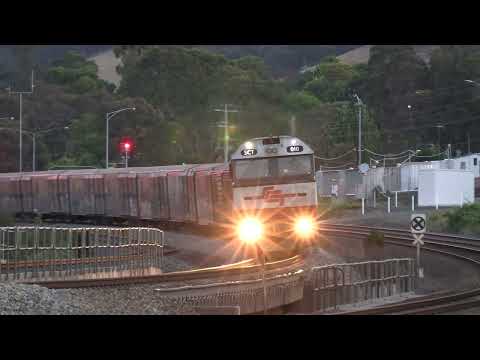 Freight Trains at Kilmore East - Well. Mostly Passenger Trains