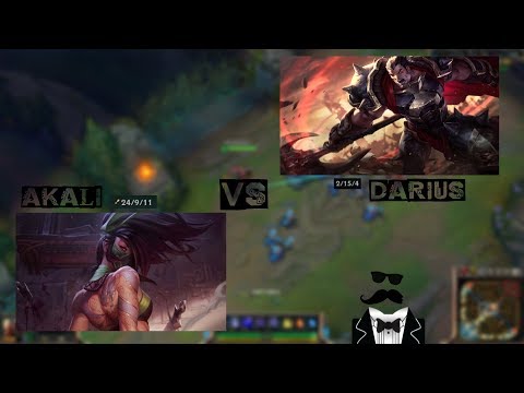Top Reworked Akali guide | Akali vs Darius | +Lil montage