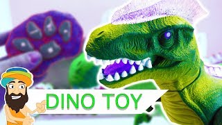 Dinosaurier Spielzeug deutsch - Techno Dinosaurier sorgt für Stimmung | Spielzeug Guru