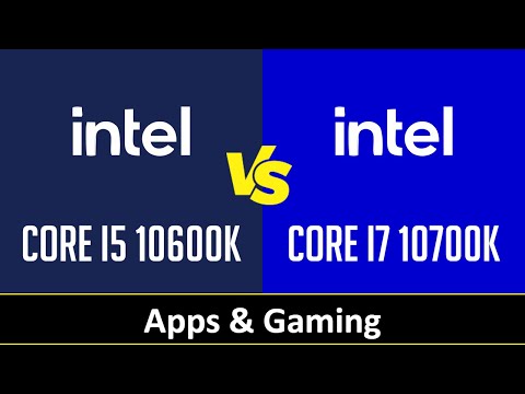 Intel Core i5 10600K vs Intel Core i7 10700K - Apps & Gaming (RTX 4090)