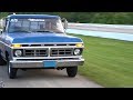 1977 Ford F150 Farm Truck Style - Drag Racing at Wisconsin International Raceway.  #FordTrucks