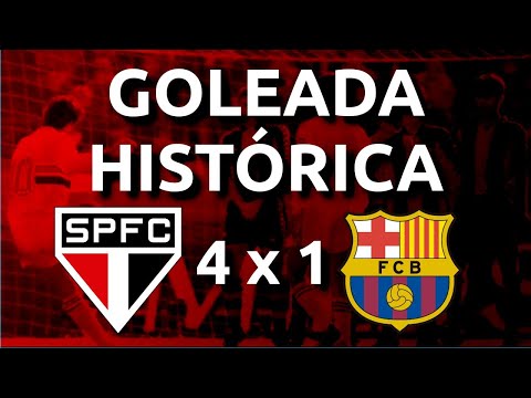 Goleada histórica: Barcelona 1x4 São Paulo | Gols do São Paulo