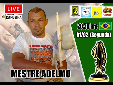 184ª LIVE NA IDENTIDADE DO CAPOEIRA - MESTRE ADELMO