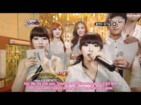 110729  Miss A&Infinite Backstage Music Bank