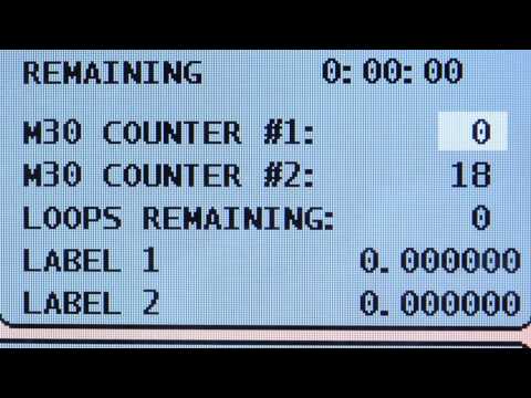Easily keep track of your parts using the Haas M30 counters – Haas Automation Tip of the Day