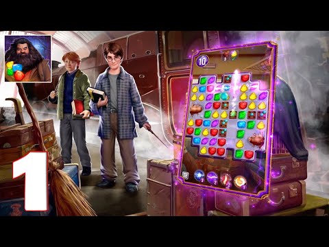 Harry Potter: Puzzles & Spells - Match-3 Magic - Gameplay Walkthrough Part 1 (iOS, Android)
