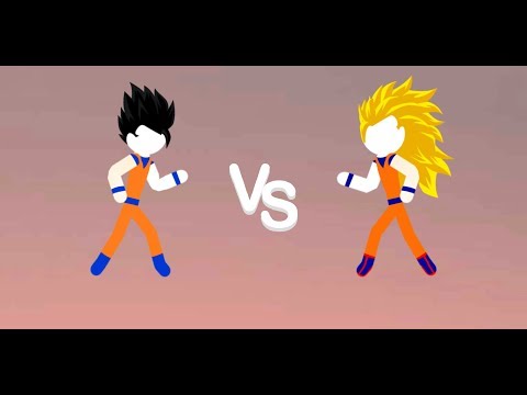 Gohan Vs Super Saiyan 3 Goku Stick Fight!!! | Stick Shadow: War Fight