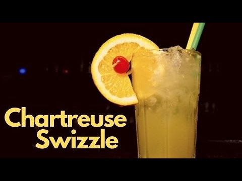 CHARTREUSE SWIZZLE COCKTAIL Recipe