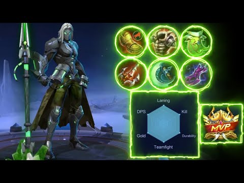 BEST BUILD FOR MOSKOV GOLD LANE SOLO RANKED GAME! DAMAGE AND DEFENSE ARE BALANCED! - MLBB