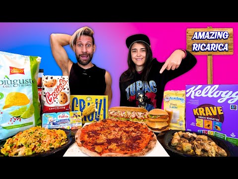 CHIARA MANGIA TUTTO DECIDE la mia aMESIng RICARICA CHALLENGE - Cheat Day