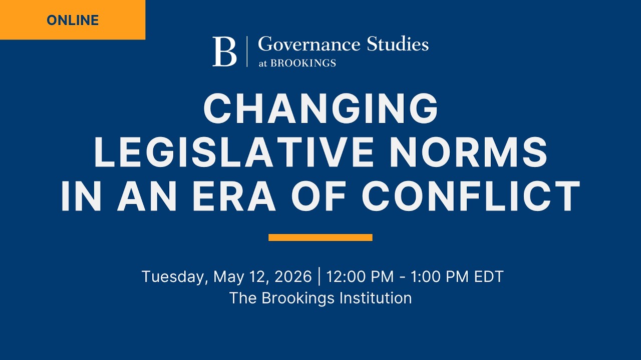 Changing legislative norms in an era of conflict