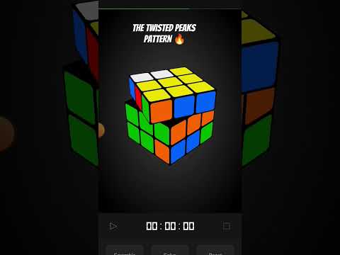 The Twisted Peaks Pattern 🔥 | #shorts #trending #viral #cube