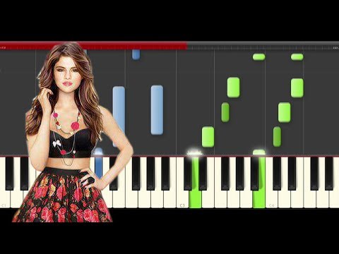 Selena Gomez Hands to Myself Piano Tutorial Midi Cover Revival sheet partitura hard