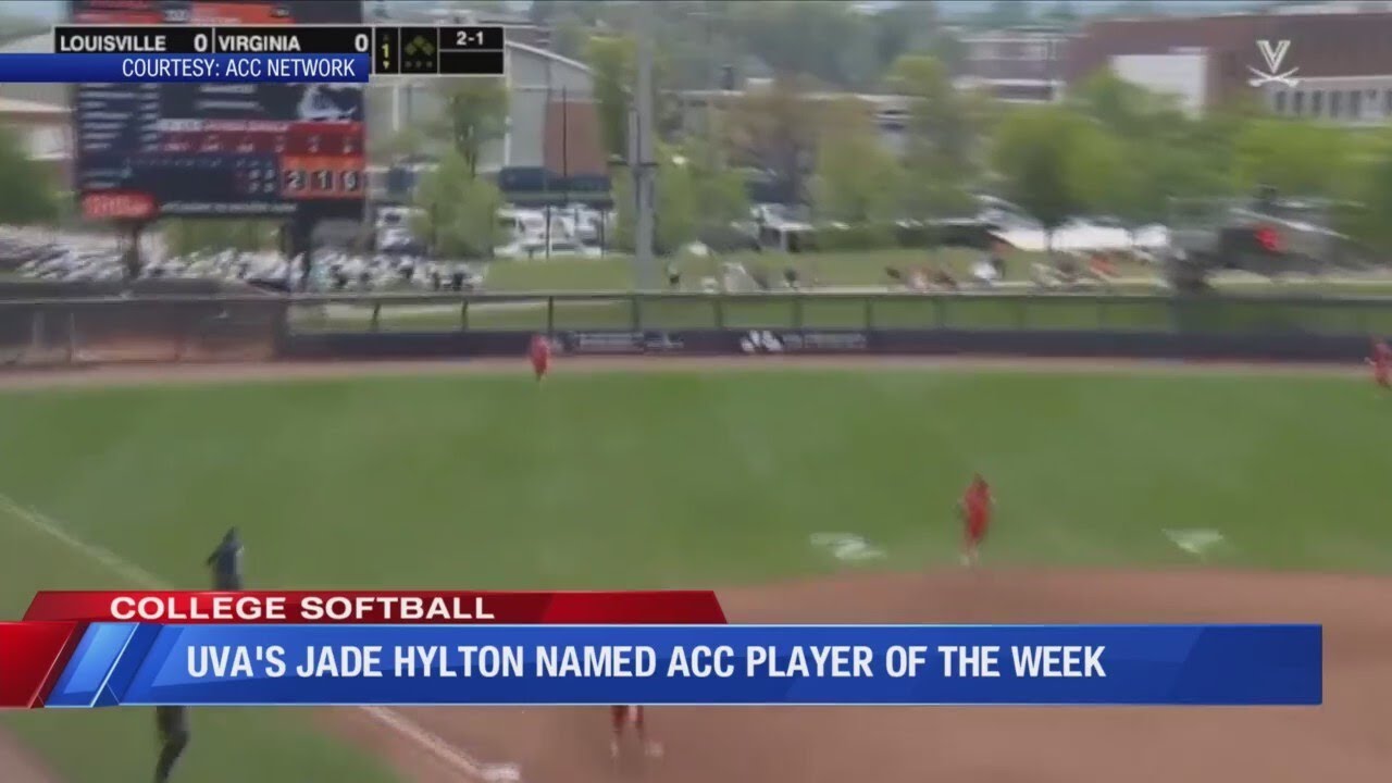 Bigham, Hylton Sweep ACC Softball Weekly Honors For Cavaliers