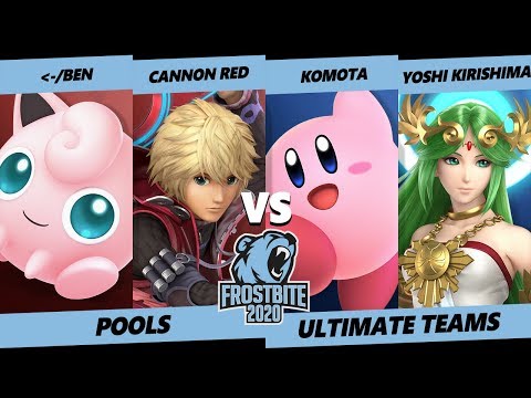 Frostbite 2020 SSBU Pools - ben & Cannon Red Vs. Komota & Yoshi Kirishima Ultimate Teams - SSBU