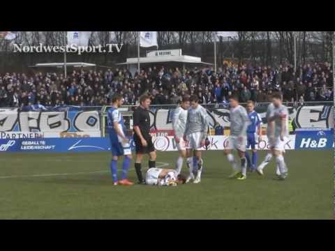 NORDWESTSPORT.TV VfB Oldenburg - SV Meppen 1:1 - Tor von Kai Pröger Regionalliga Nord (2)