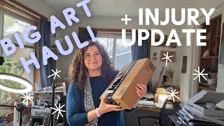HUGE December Art Haul Plus an Injury Update!