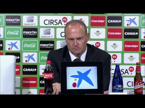 La Liga | Rueda de prensa de Mel tras el Real Betis - Valencia CF | 27-10-2012 | J9