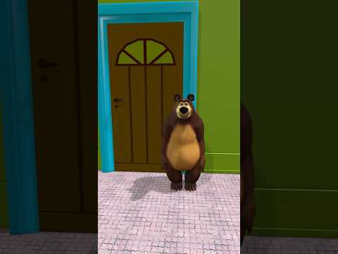 Bear and Wolf vs Scary Teacher Funny Moments #funny #familyfun#animation
