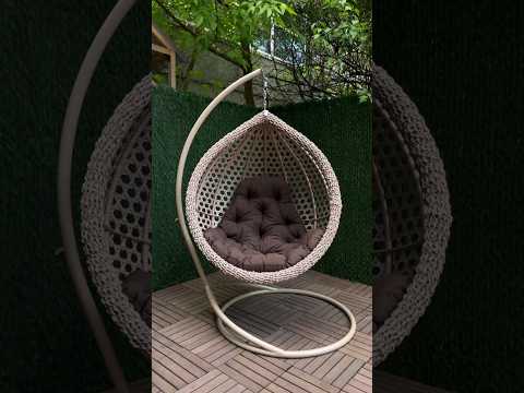 Кресло кокон Колибри премиум омега 02 #ротанг #меблі