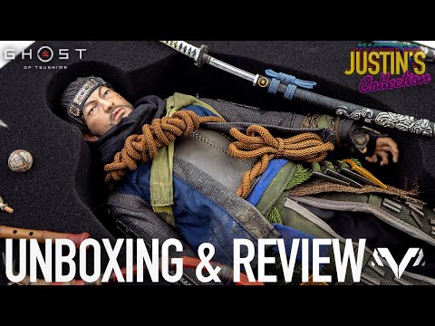 Ghost of Tsushima Jin Sakai Ghost Armor 1/6 Scale Figure VTS Toys Unboxing & Review