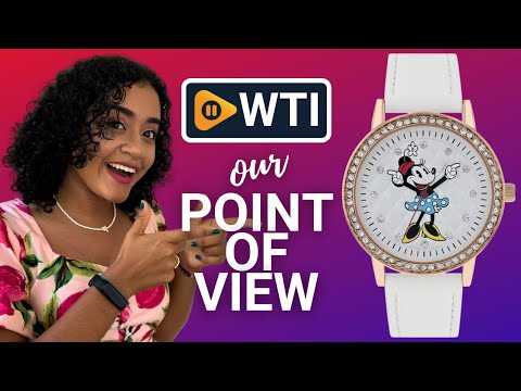 Minnie Mouse Womens Analogue Classic Quartz Watch with Leather Strap MN5038 - WTI product video review