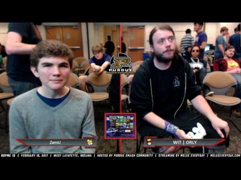 BOPME 16 - WIT | ORLY (C. Falcon) vs. ZamU (Fox) - SSBM - RR Pools