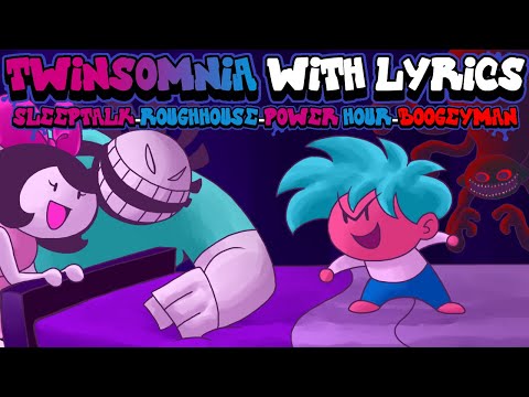Twinsomnia WITH LYRICS By RecD - Friday Night Funkin' THE MUSICAL