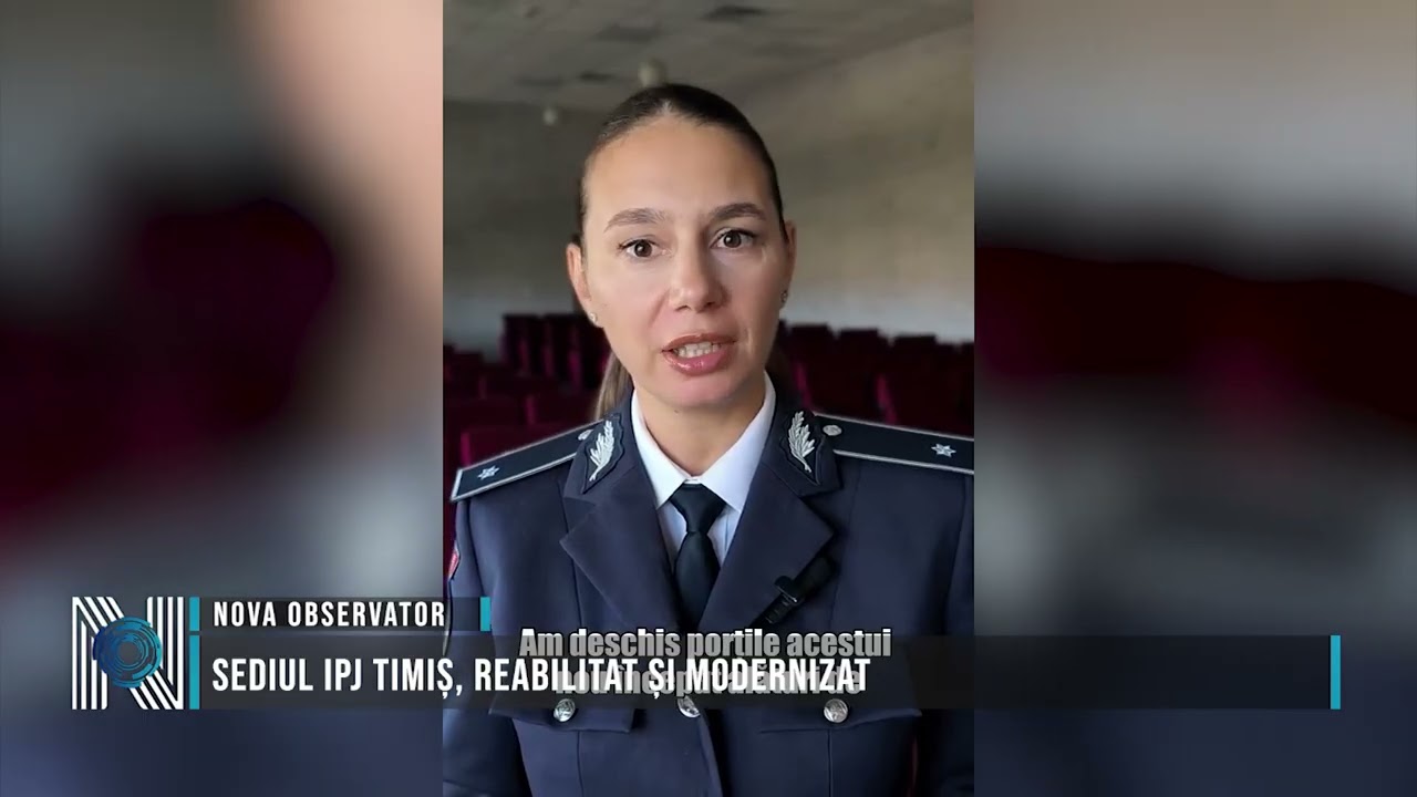 Sediul IPJ Timiș, reabilitat și modernizat