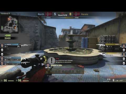 Heroic JUGi AWP ACE CLUTCH vs North Inferno @ ESL COLOGNE 2017