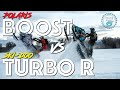Polaris BOOST vs. Skidoo TURBO R…Side by Side Comparison!