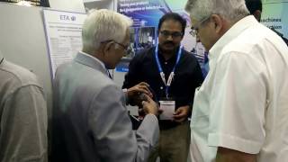 Mr.Nair & Mr. Santhosh, ETA Technology @ IMTEX 2017