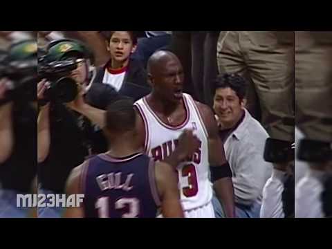 Michael Jordan Made a CLUTCH STEAL and POSTERIZED Kendall Gill! Classic MJ! (1998 ECR1 G1)
