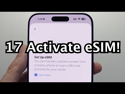 iPhone 17: How to Activate eSIM (NO Physical SIM Card Slot)