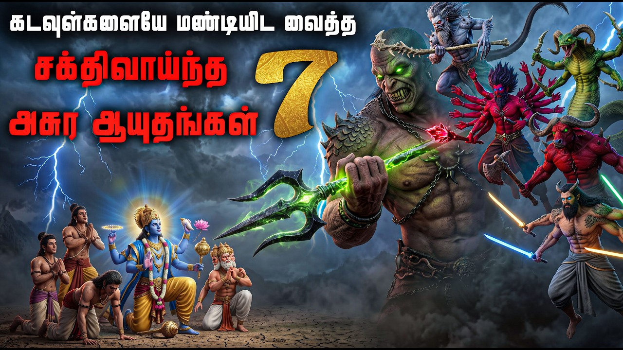 கடவுள்களின் சக்தியையே மிஞ்சிய 7 அசுர ஆயுதங்கள் | 7 deadliest