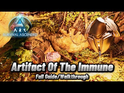 Ark: Survival Ascended The Island Artifact Of The Immune FULL Guide Swamp Cave