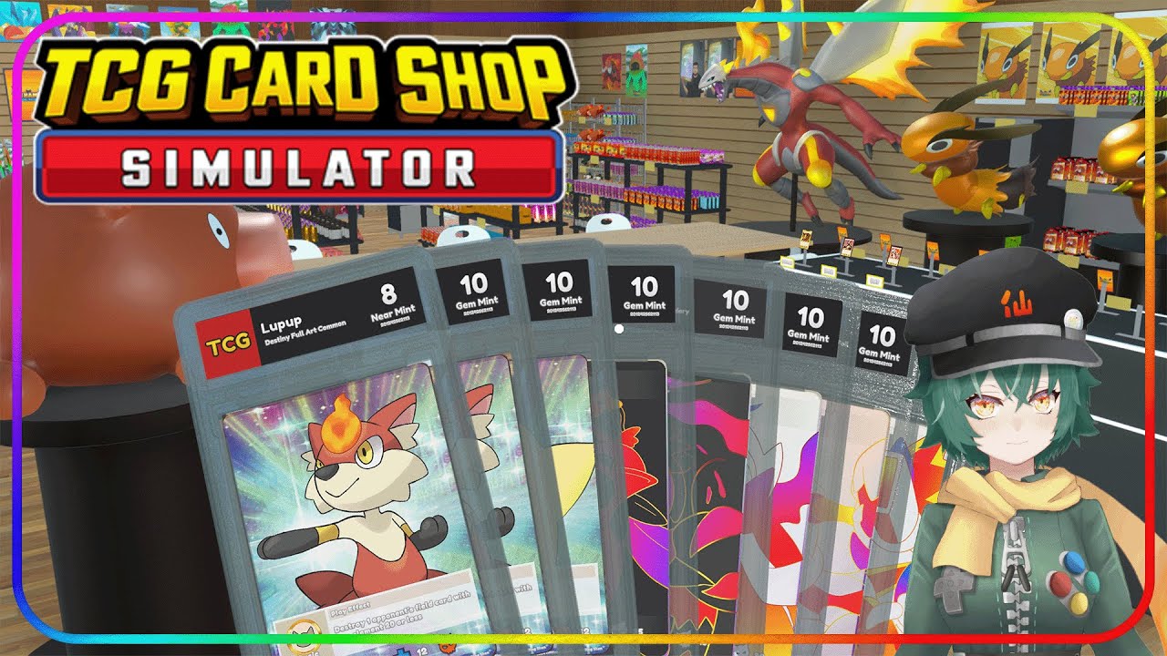 リアルのカード整理もしつつまったり経営! #45【TCG CARD SHOP SIMULATOR】【Vtuber】