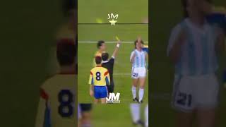 Este rumano no tuvo piedad contra Maradona