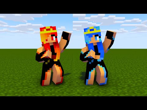 MONSTER SCHOOL | K/DA - POP/STARS FIRE AND ICE PRINCESS | MINECRAFT ANIMATION