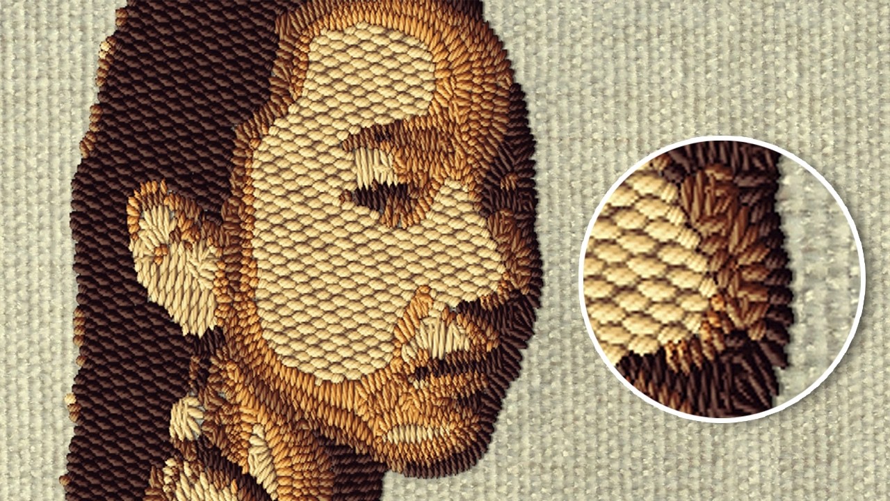 Embroidery Effect in Photoshop