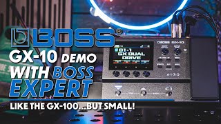 Video thumbnail for Boss GX-10 Multi Effects & Modeller | Big Power, Small Size! by guitarguitar