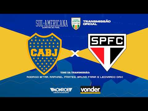BOCA JUNIORS X SÃO PAULO - AO VIVO - SUL-AMERICANA - Narração: Rodrigo Bitar - Futebol Globo CBN