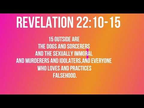 The Time Is Near ( Revelation 22:10–15)  Mission Blessings