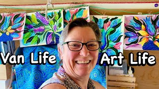 Entering my FIRST art show on the road!: Solo Female Van Life