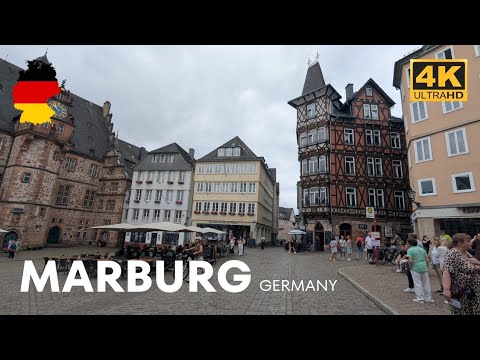 Marburg, Germany: A Walking tour in 2025  I Travel Germany I 4K HDR
