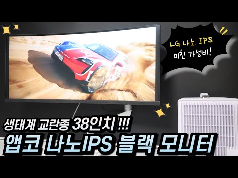 앱코 LPC38Q144D 프라임 나노IPS BLACK WQHD+ 38인치 게이밍 모니터 리뷰