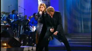 Lara Fabian &amp; Johnny Hallyday - Requiem Pour Un Fou (Enfoires en coeur - 1998).wmv